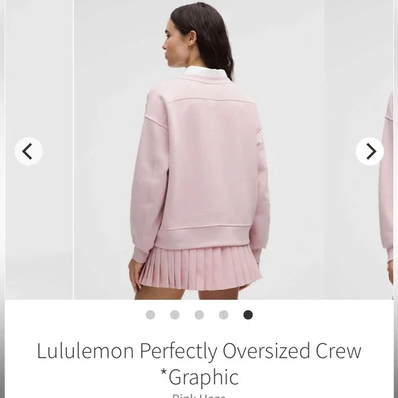 Lululemon Perfectly Oversized Crew Graphic - Picture 8 of 9